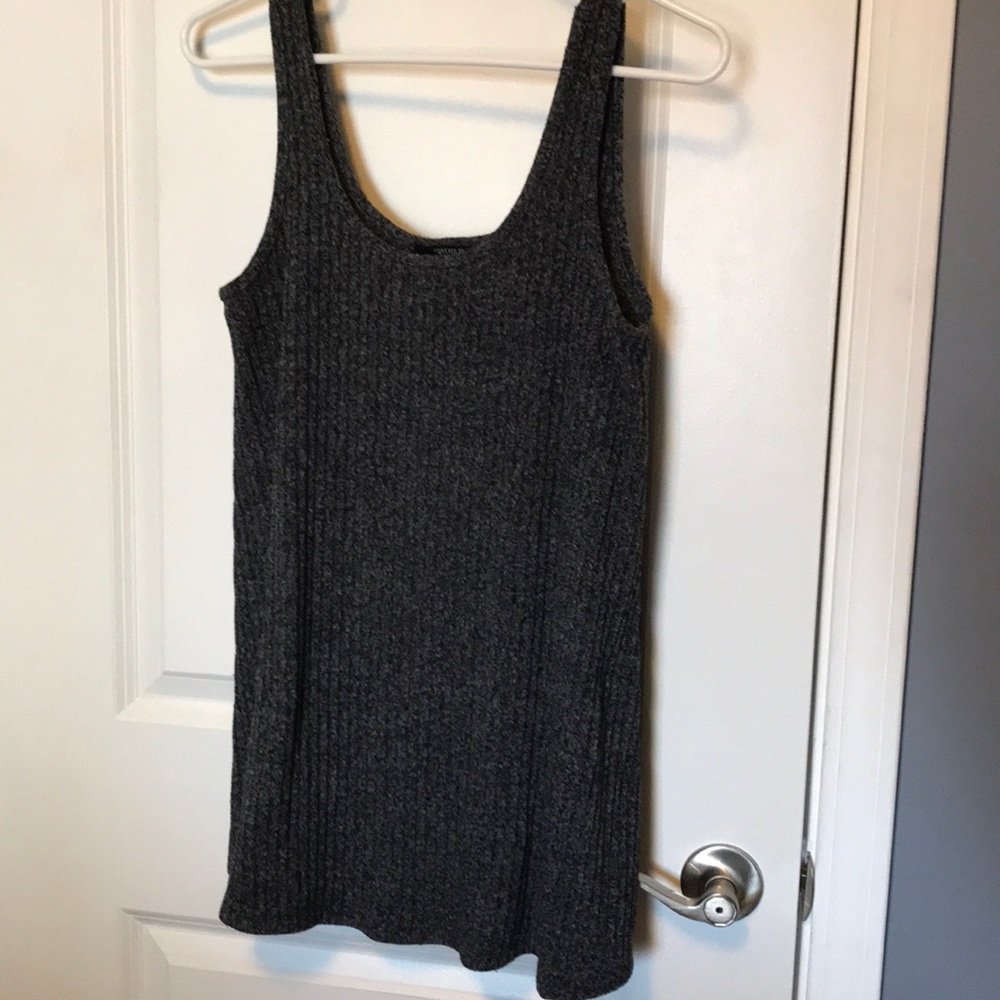 Grey sweater tank
